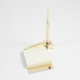 Gold Plated Star Post-It Holder with Pen.